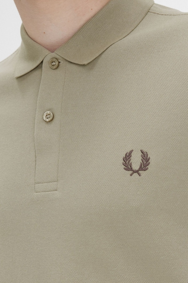 Fred Perry The Fred Perry Men's Shirts Green | XHB-527143