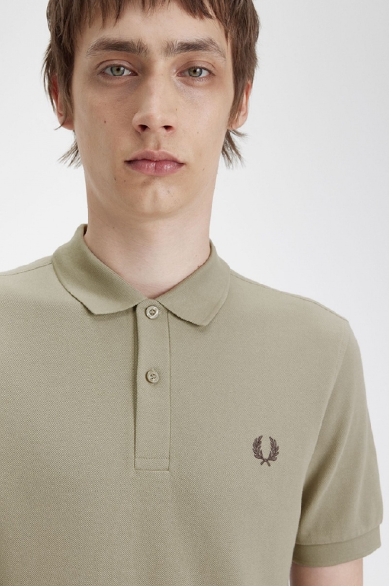 Fred Perry The Fred Perry Men's Shirts Green | XHB-527143