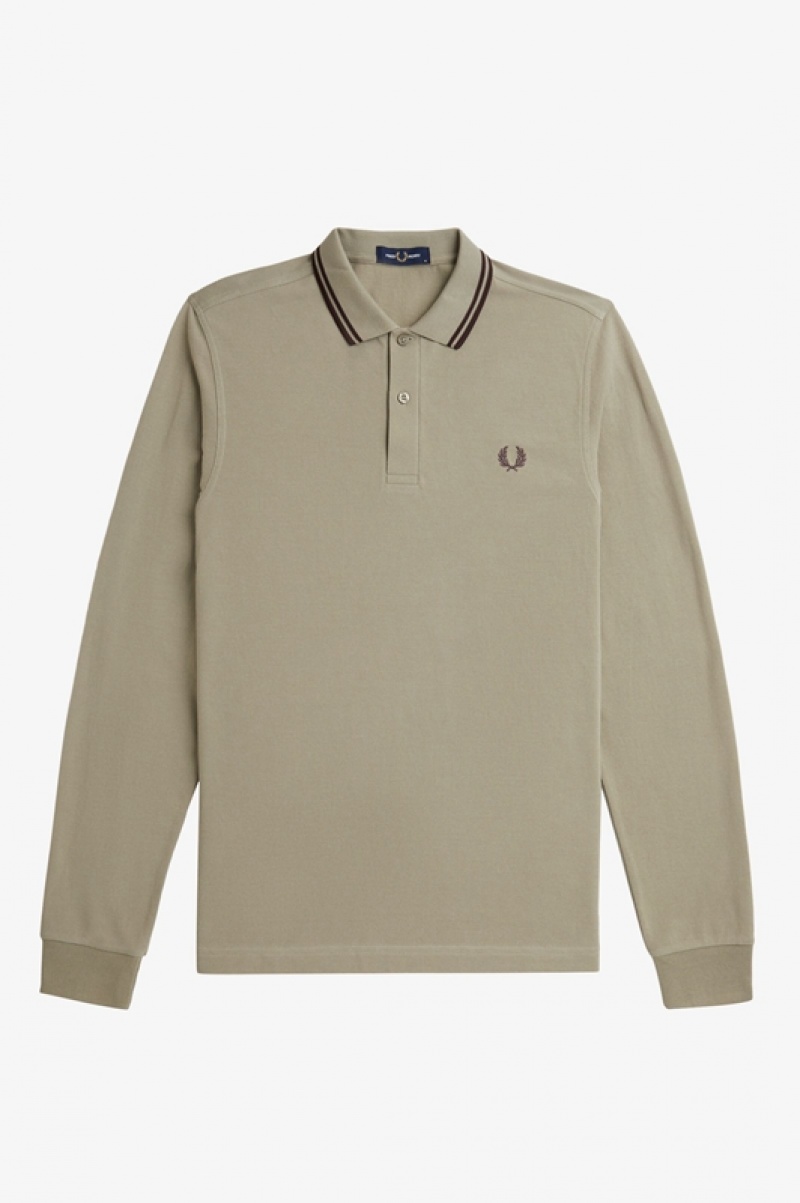 Fred Perry The Fred Perry Men's Shirts Green | XYI-517962