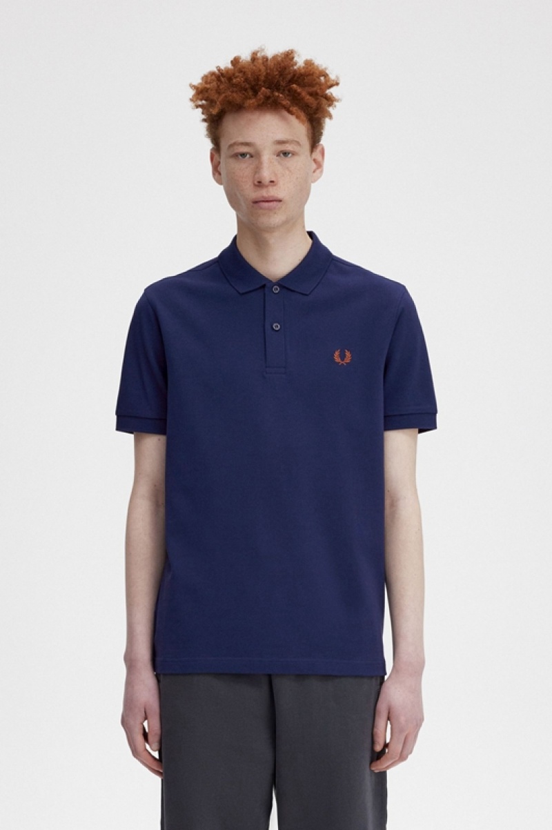 Fred Perry The Fred Perry Men's Shirts Navy | HRD-217890