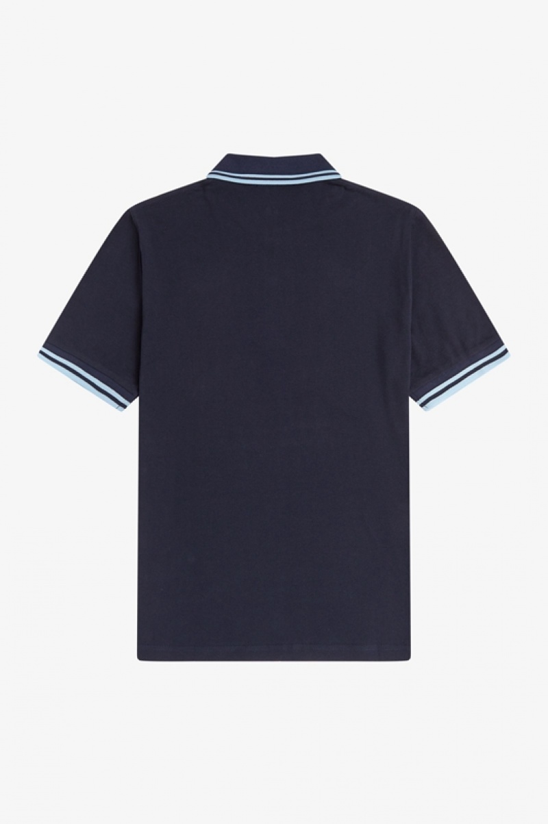 Fred Perry The Fred Perry Men's Shirts Navy | NZQ-063759