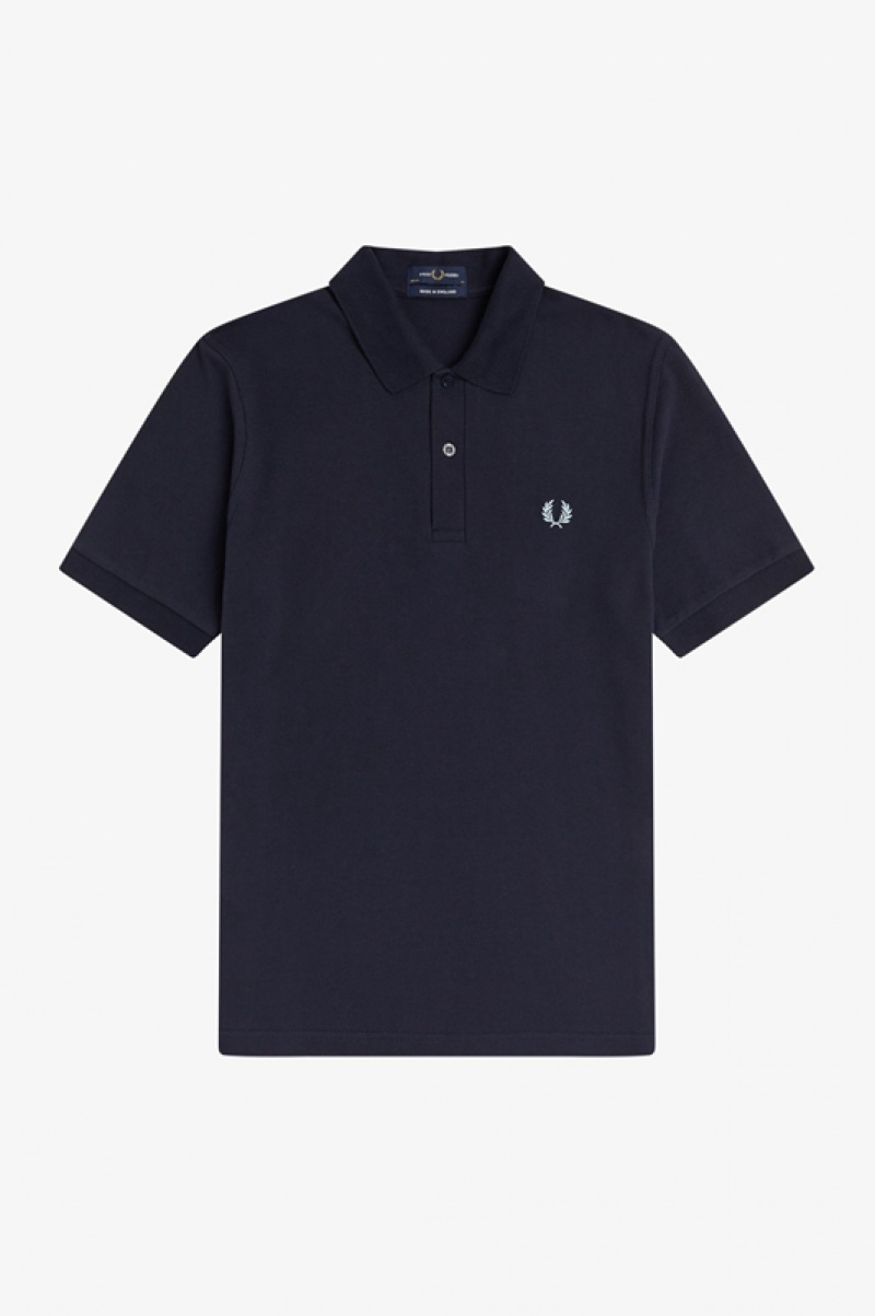 Fred Perry The Fred Perry Men's Shirts Navy | SFB-509321