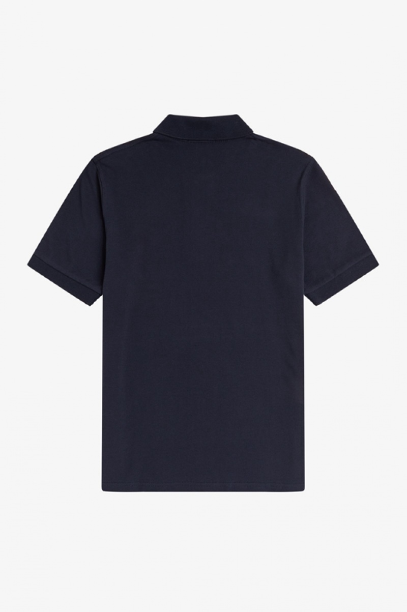 Fred Perry The Fred Perry Men's Shirts Navy | SFB-509321