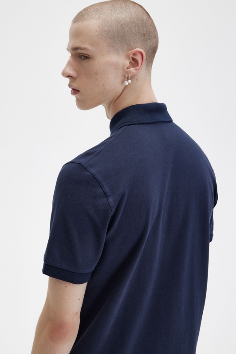 Fred Perry The Fred Perry Men's Shirts Navy | SFB-509321