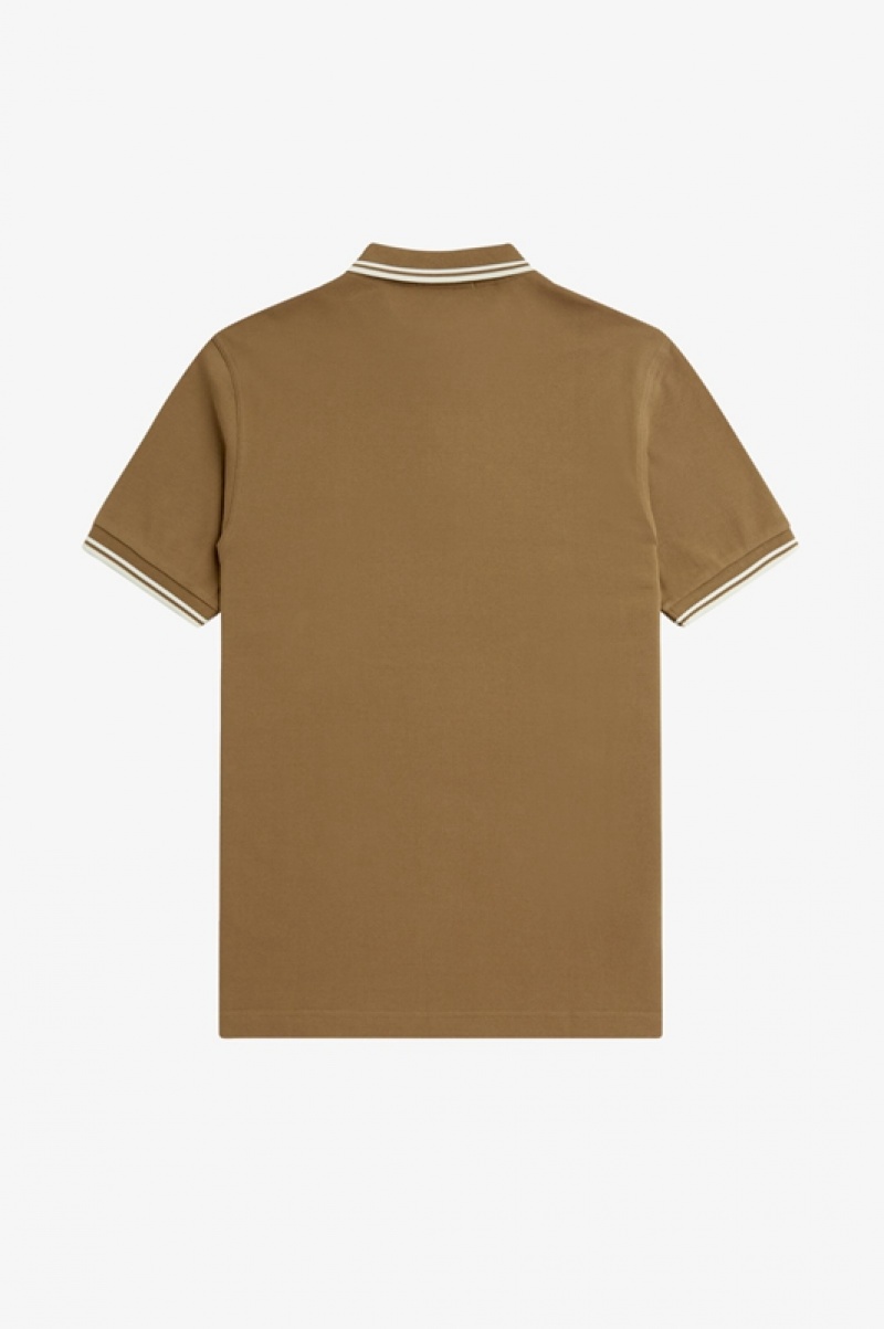 Fred Perry The Fred Perry Men's Shirts Olive | FPV-701954