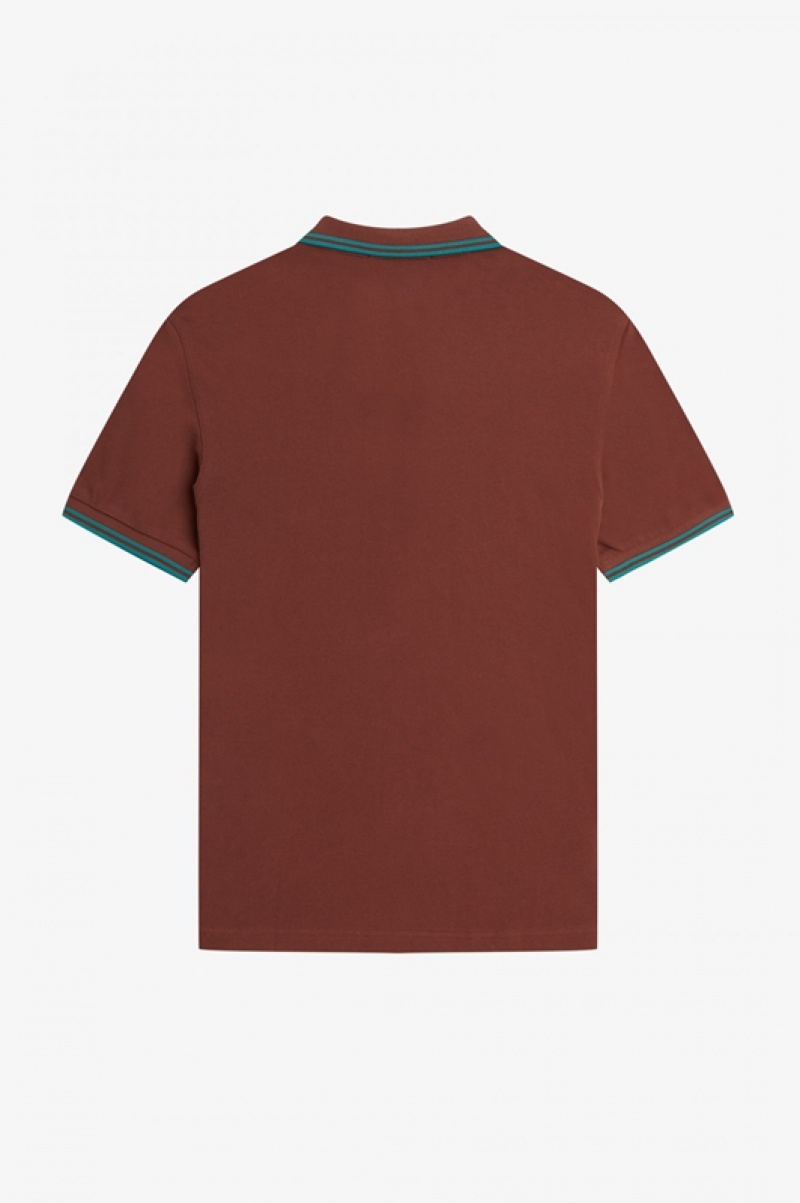 Fred Perry The Fred Perry Men's Shirts Rose | WCX-428510