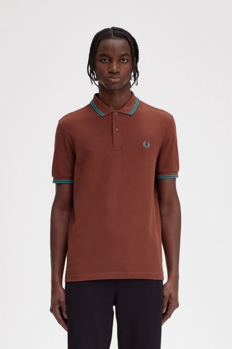 Fred Perry The Fred Perry Men's Shirts Rose | WCX-428510