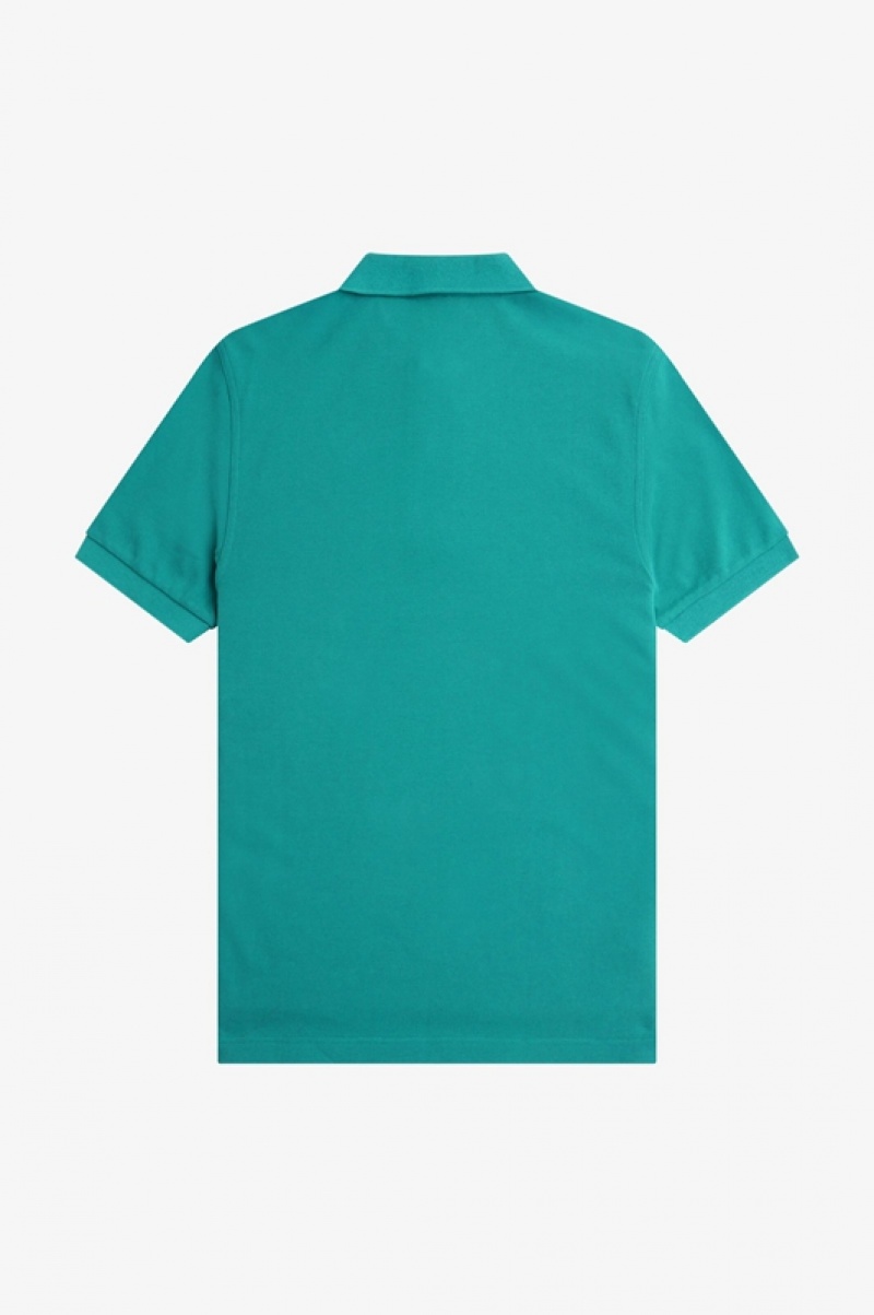 Fred Perry The Fred Perry Men's Shirts Turquoise | NHF-681027