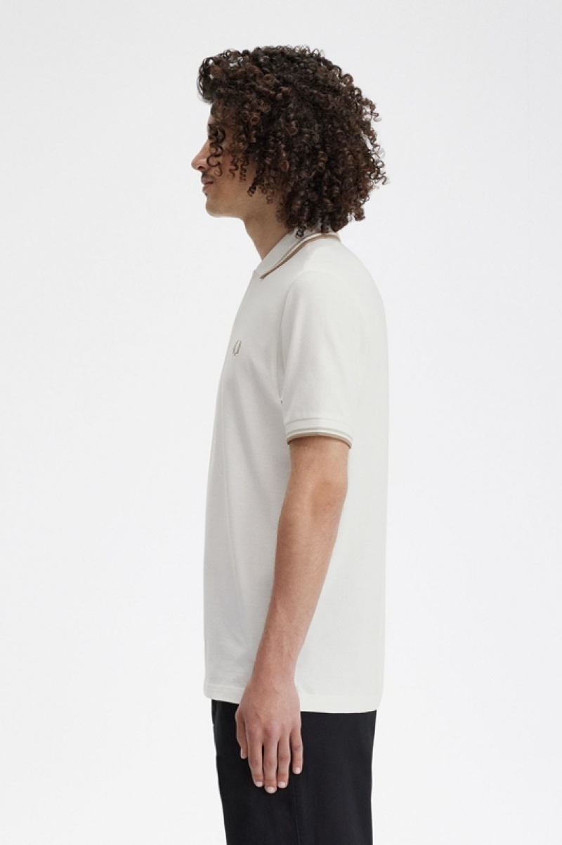 Fred Perry The Fred Perry Men's Shirts White | GQC-720981