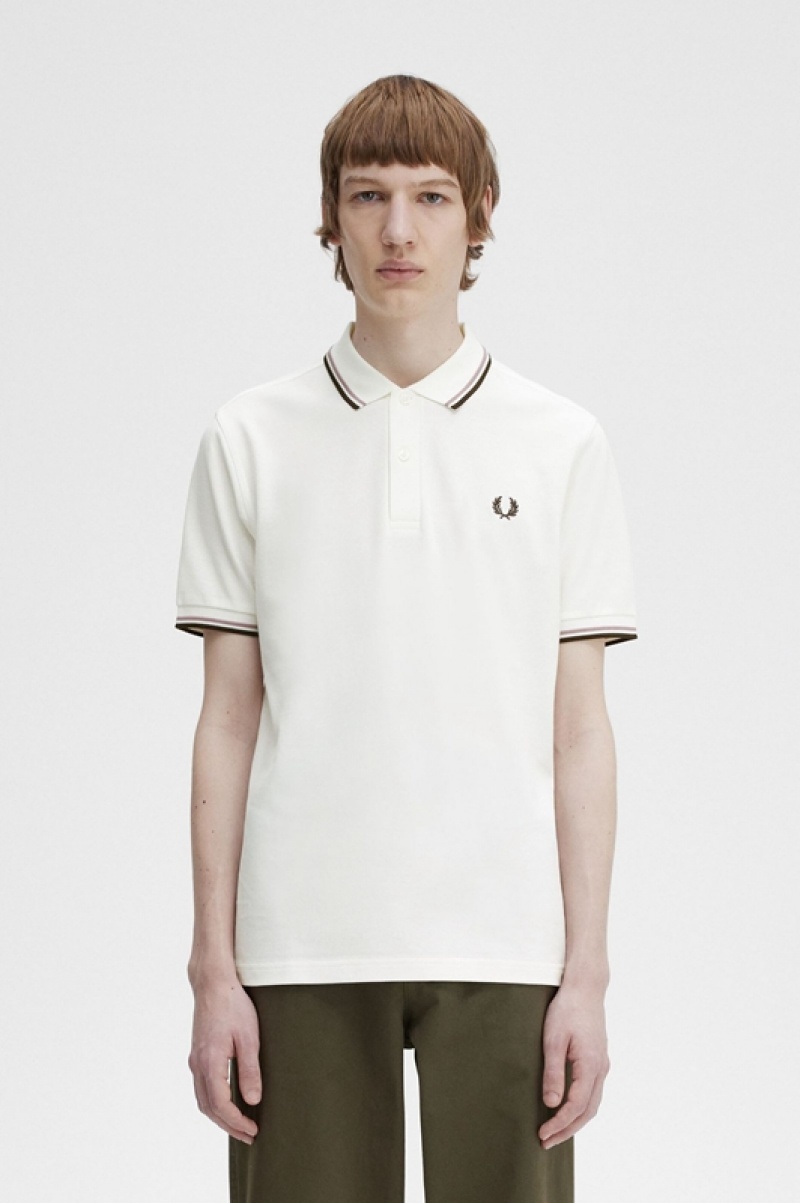 Fred Perry The Fred Perry Men's Shirts White | WKM-918075