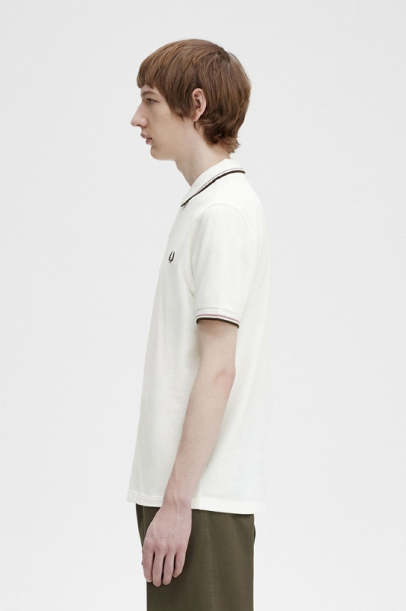 Fred Perry The Fred Perry Men's Shirts White | WKM-918075