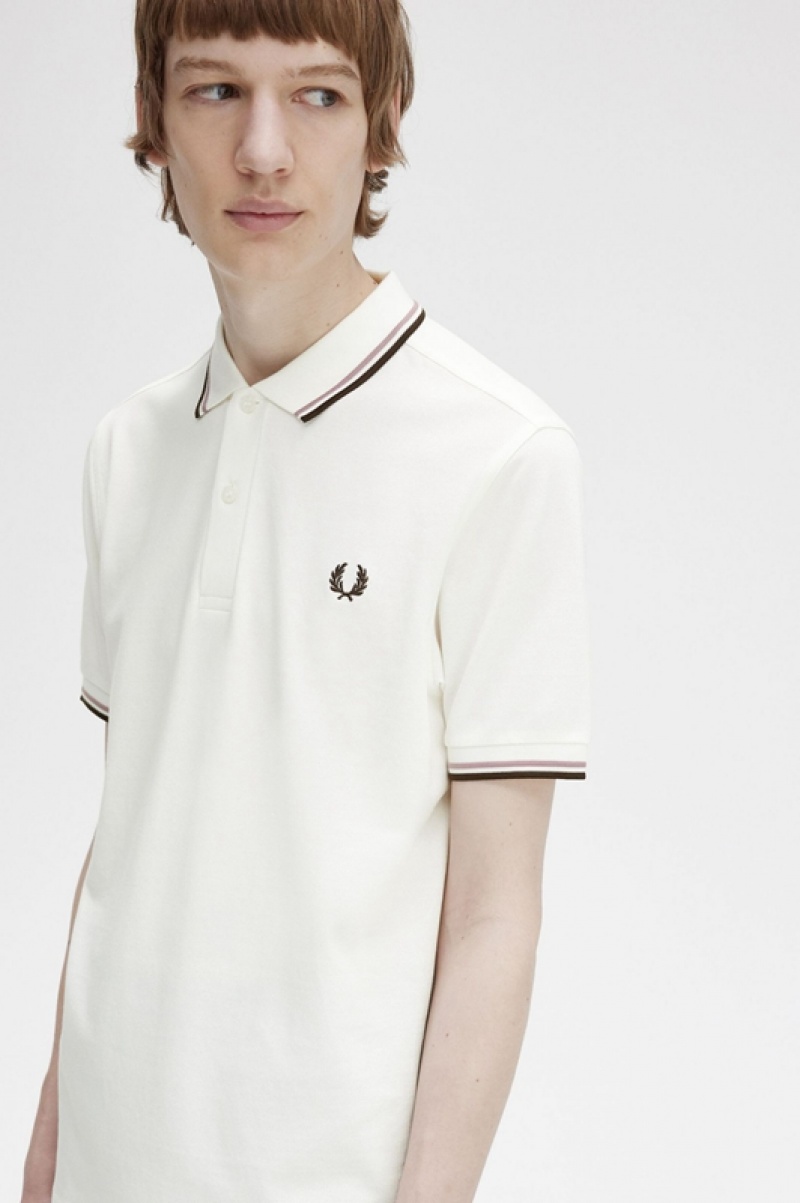 Fred Perry The Fred Perry Men's Shirts White | WKM-918075