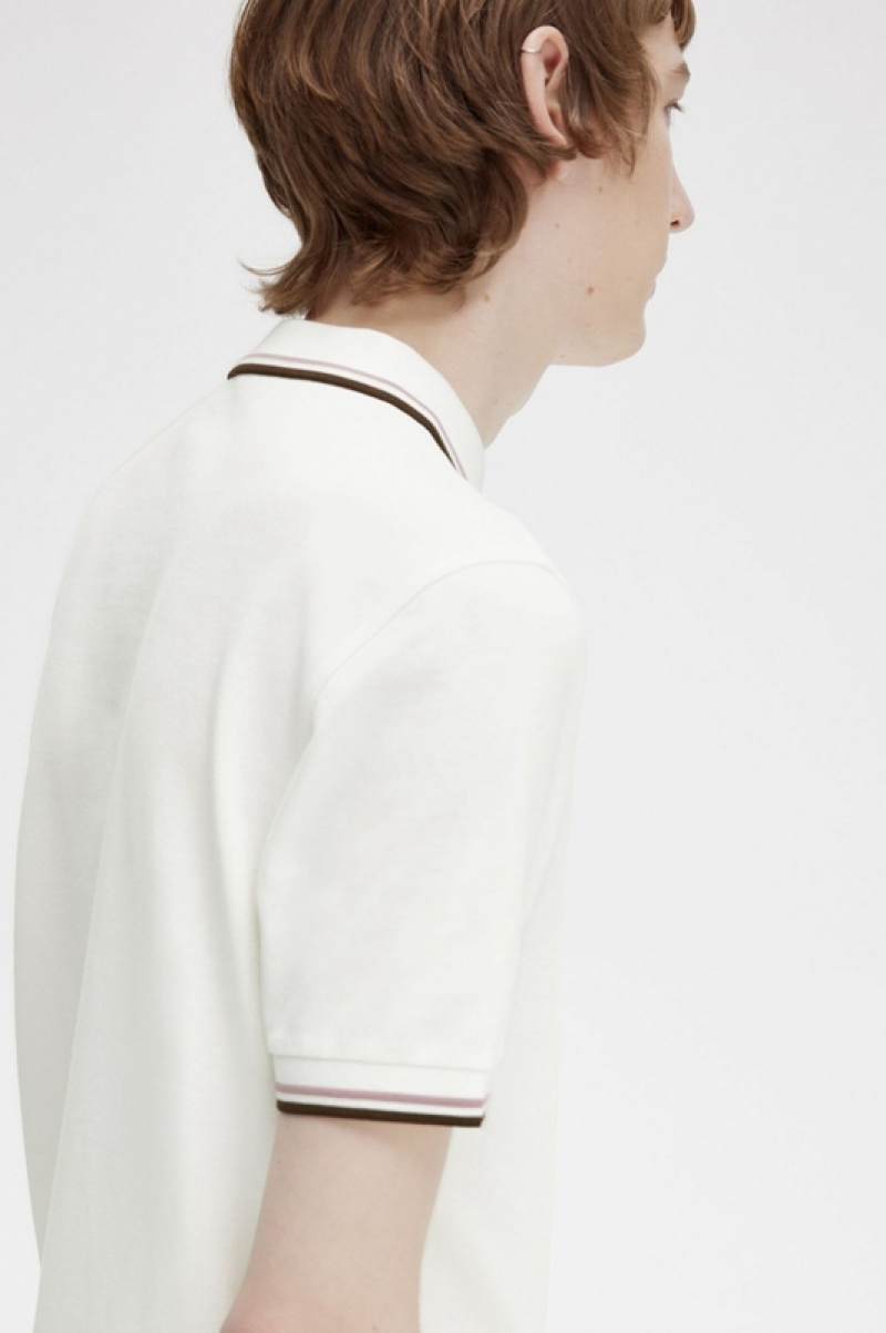 Fred Perry The Fred Perry Men's Shirts White | WKM-918075