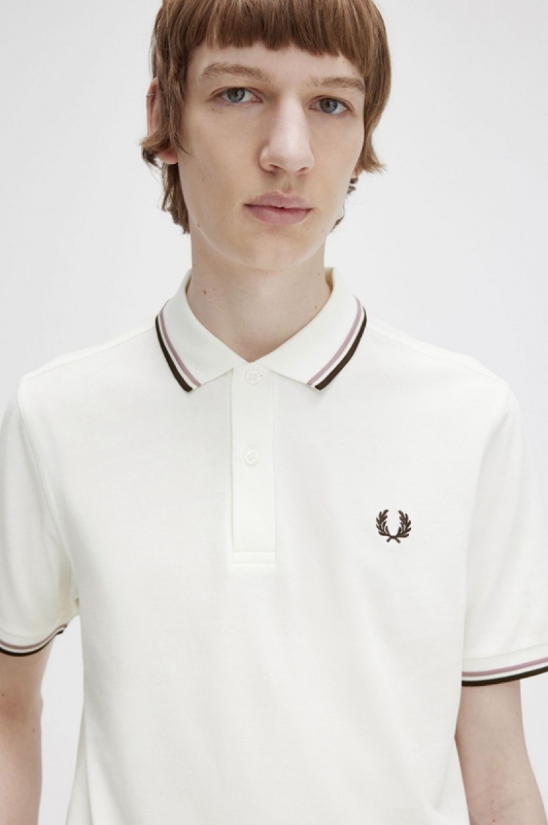 Fred Perry The Fred Perry Men's Shirts White | WKM-918075