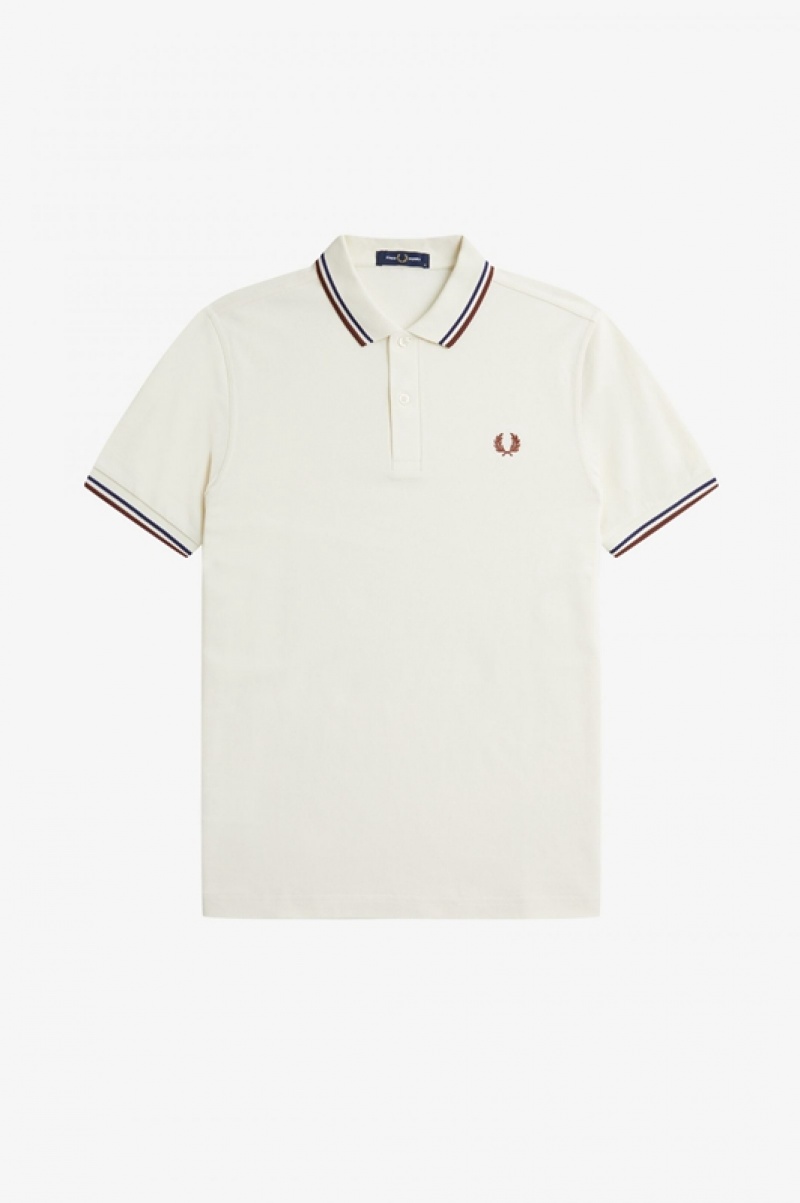 Fred Perry The Fred Perry Men's Shirts White | JKE-715208