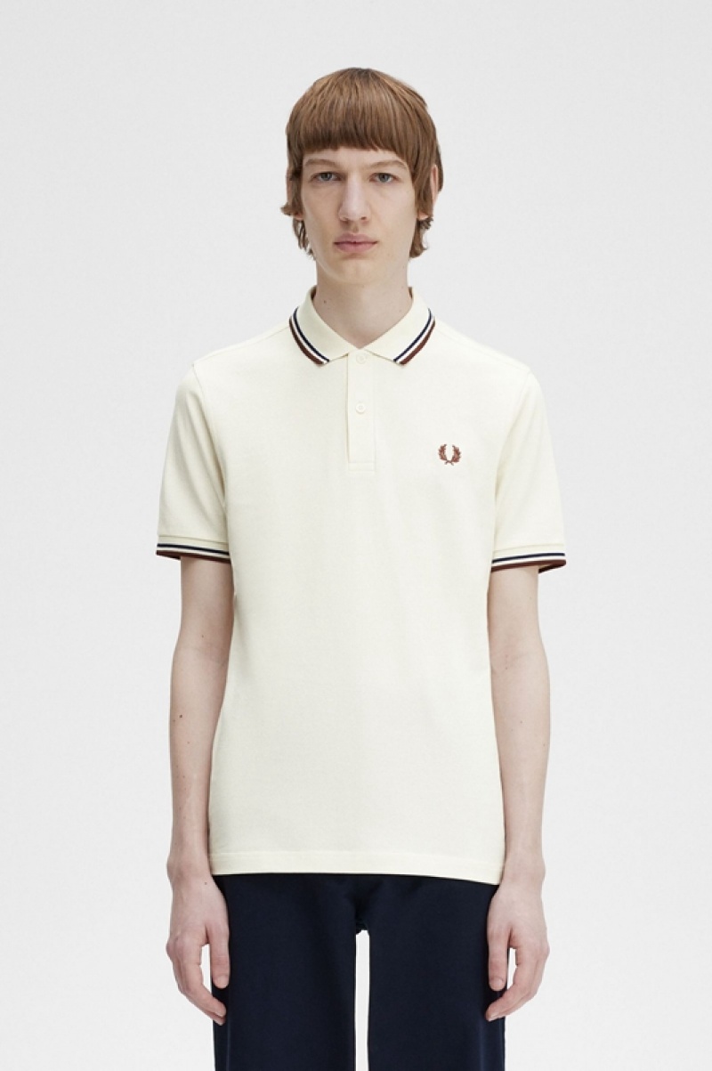 Fred Perry The Fred Perry Men's Shirts White | JKE-715208