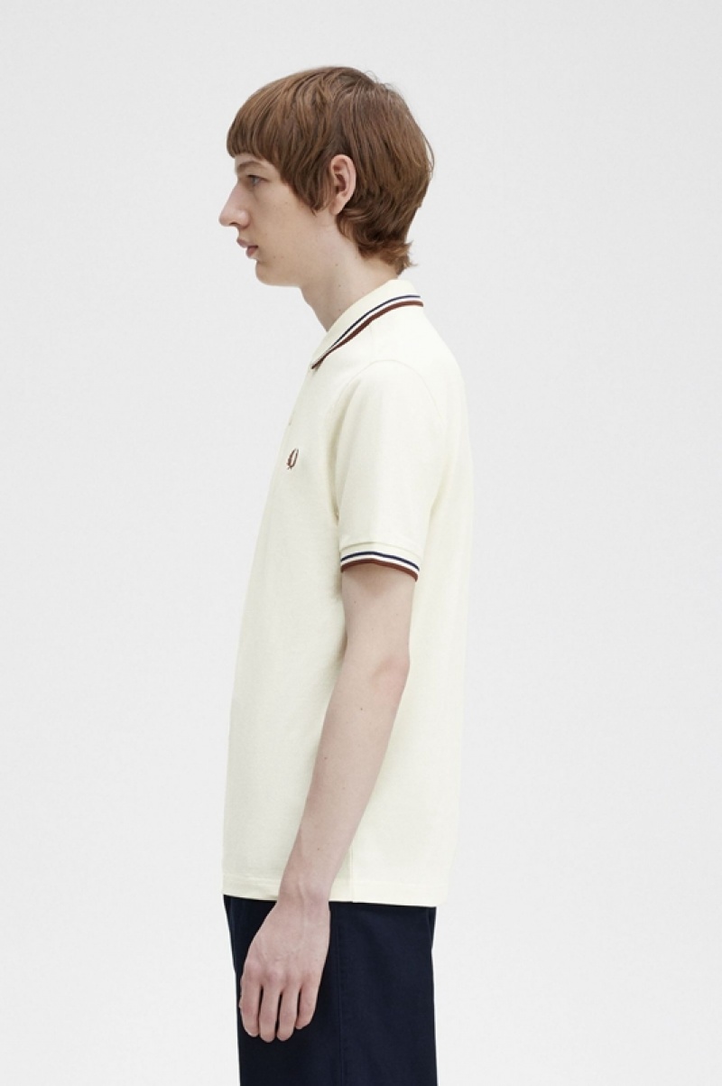 Fred Perry The Fred Perry Men's Shirts White | JKE-715208