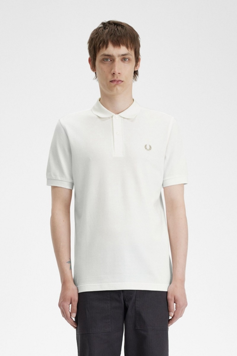 Fred Perry The Fred Perry Men's Shirts White | ZTV-361459