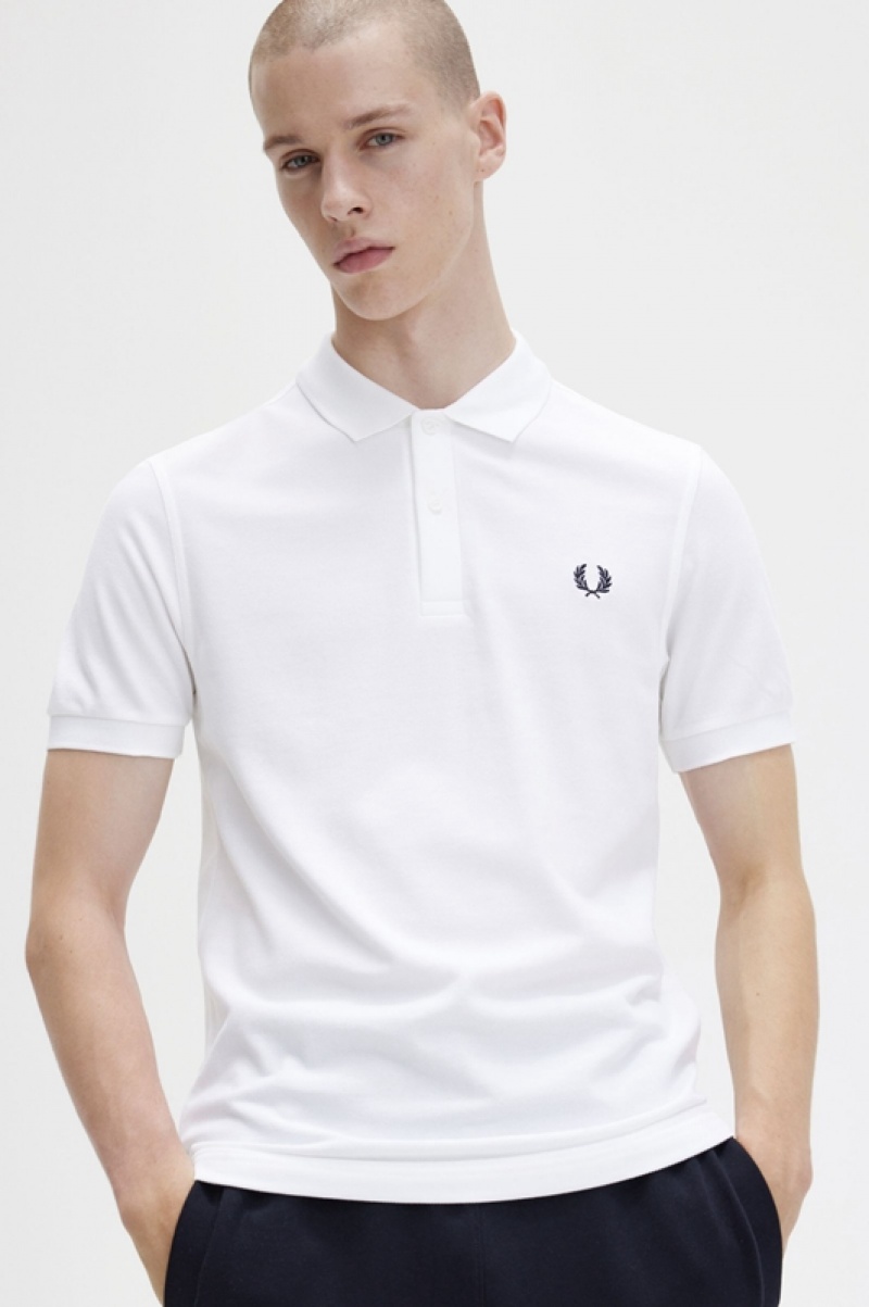 Fred Perry The Fred Perry Men's Shirts White | GNW-901372