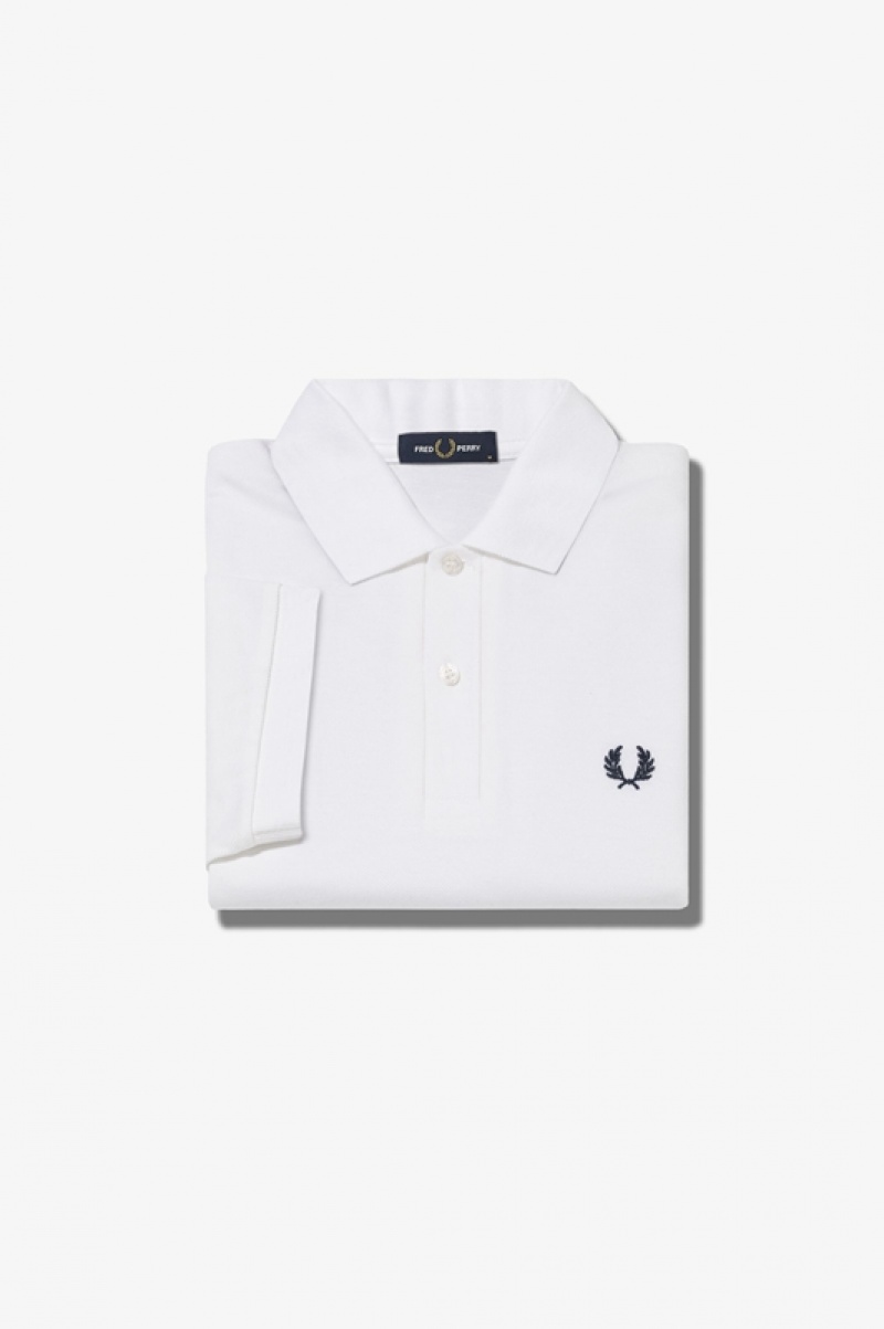 Fred Perry The Fred Perry Men\'s Shirts White | GNW-901372