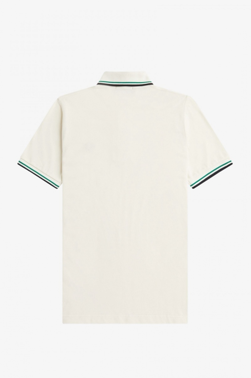 Fred Perry The Fred Perry Men's Shirts White | NIT-102679