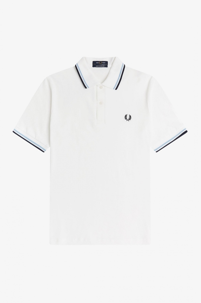 Fred Perry The Fred Perry Men's Shirts White | FOR-527136