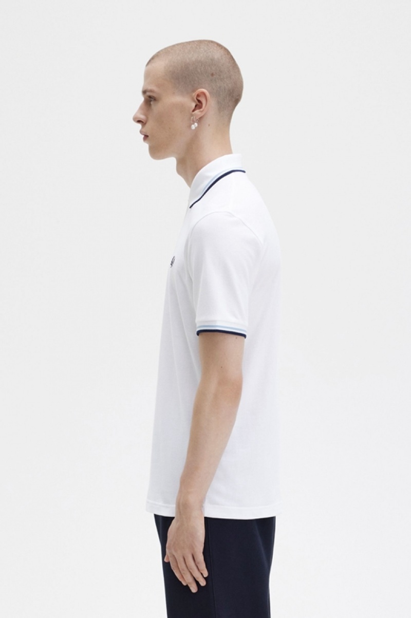 Fred Perry The Fred Perry Men's Shirts White | FOR-527136