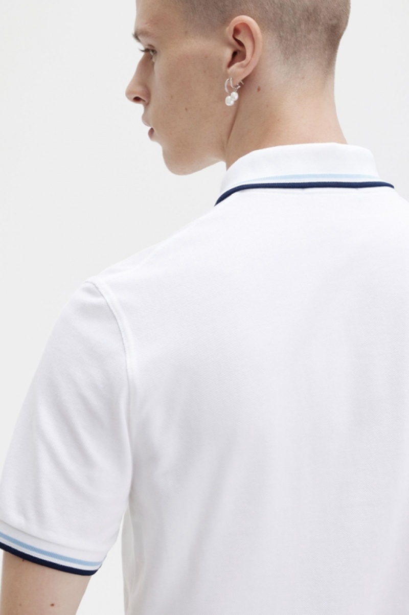 Fred Perry The Fred Perry Men's Shirts White | FOR-527136