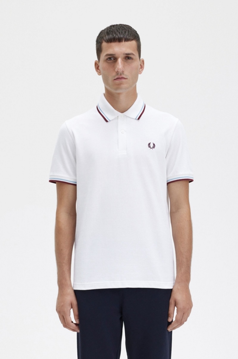 Fred Perry The Fred Perry Men's Shirts White | BPY-724085