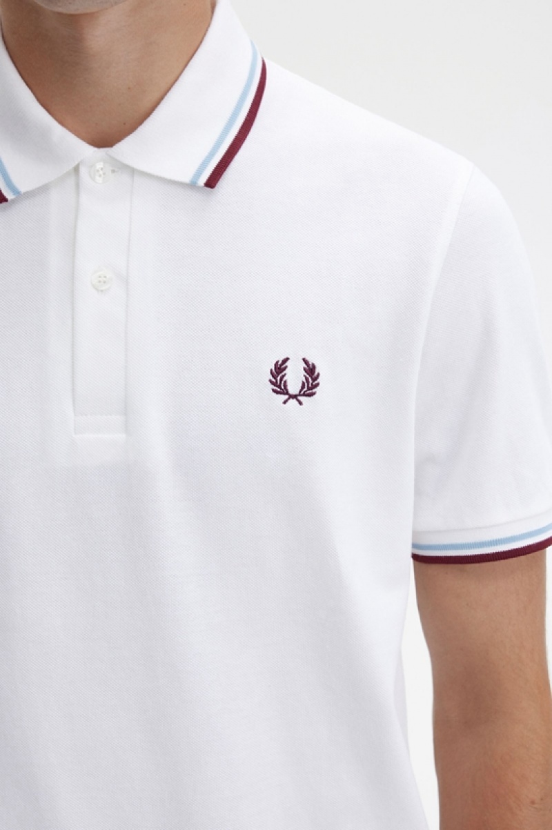 Fred Perry The Fred Perry Men's Shirts White | BPY-724085