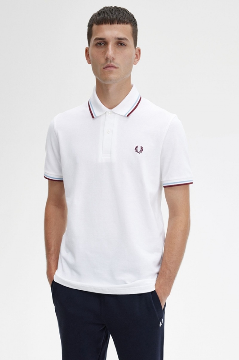 Fred Perry The Fred Perry Men's Shirts White | BPY-724085