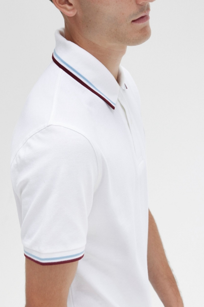 Fred Perry The Fred Perry Men's Shirts White | BPY-724085