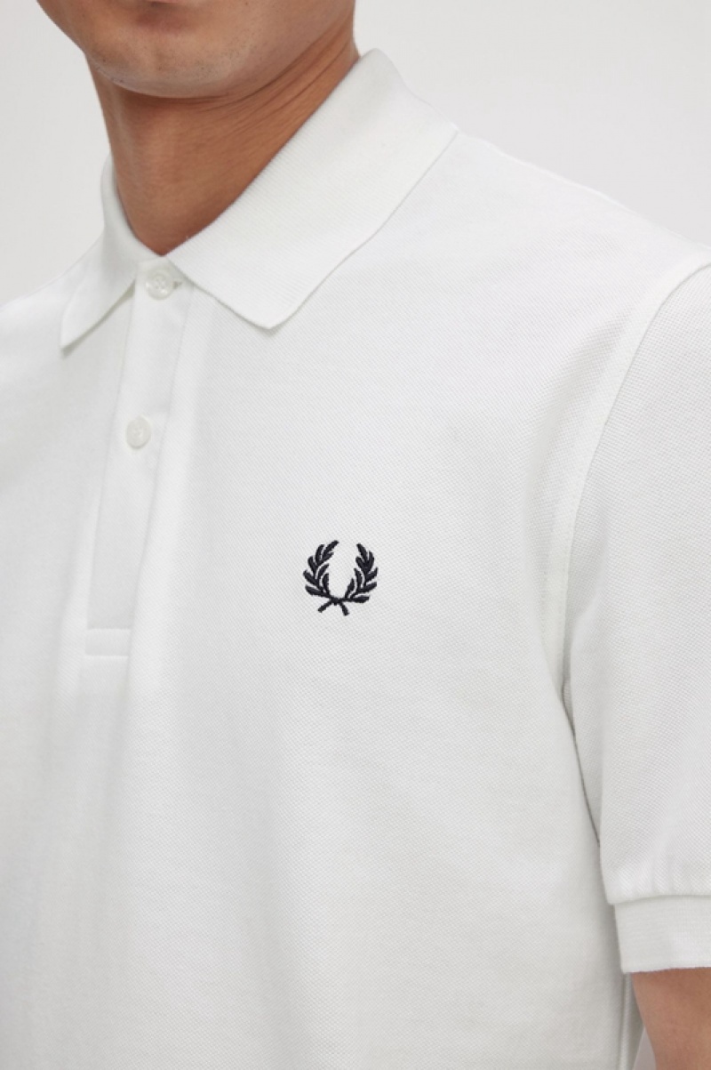 Fred Perry The Fred Perry Men's Shirts White | BHG-762109