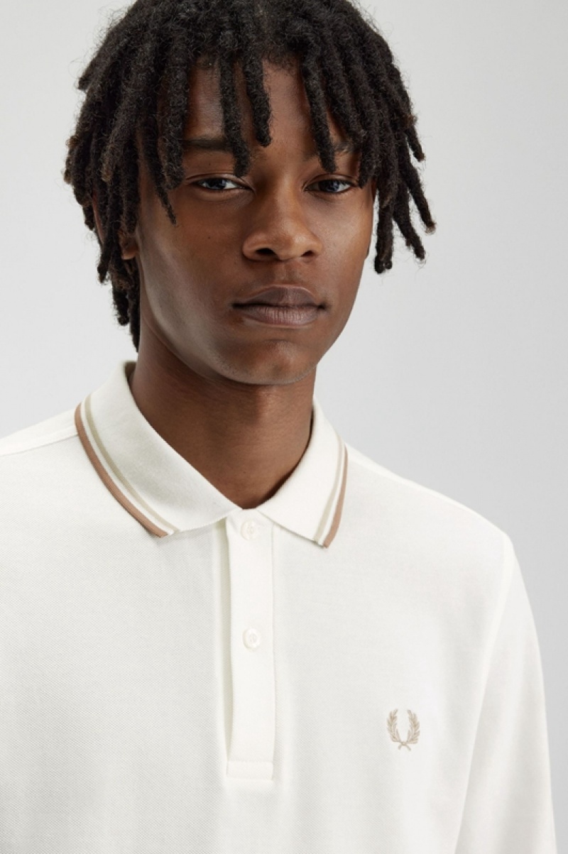 Fred Perry The Fred Perry Men's Shirts White | YVQ-956748