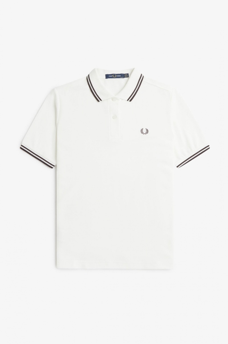 Fred Perry The Fred Perry Women's Polo Shirts White | NJM-043168