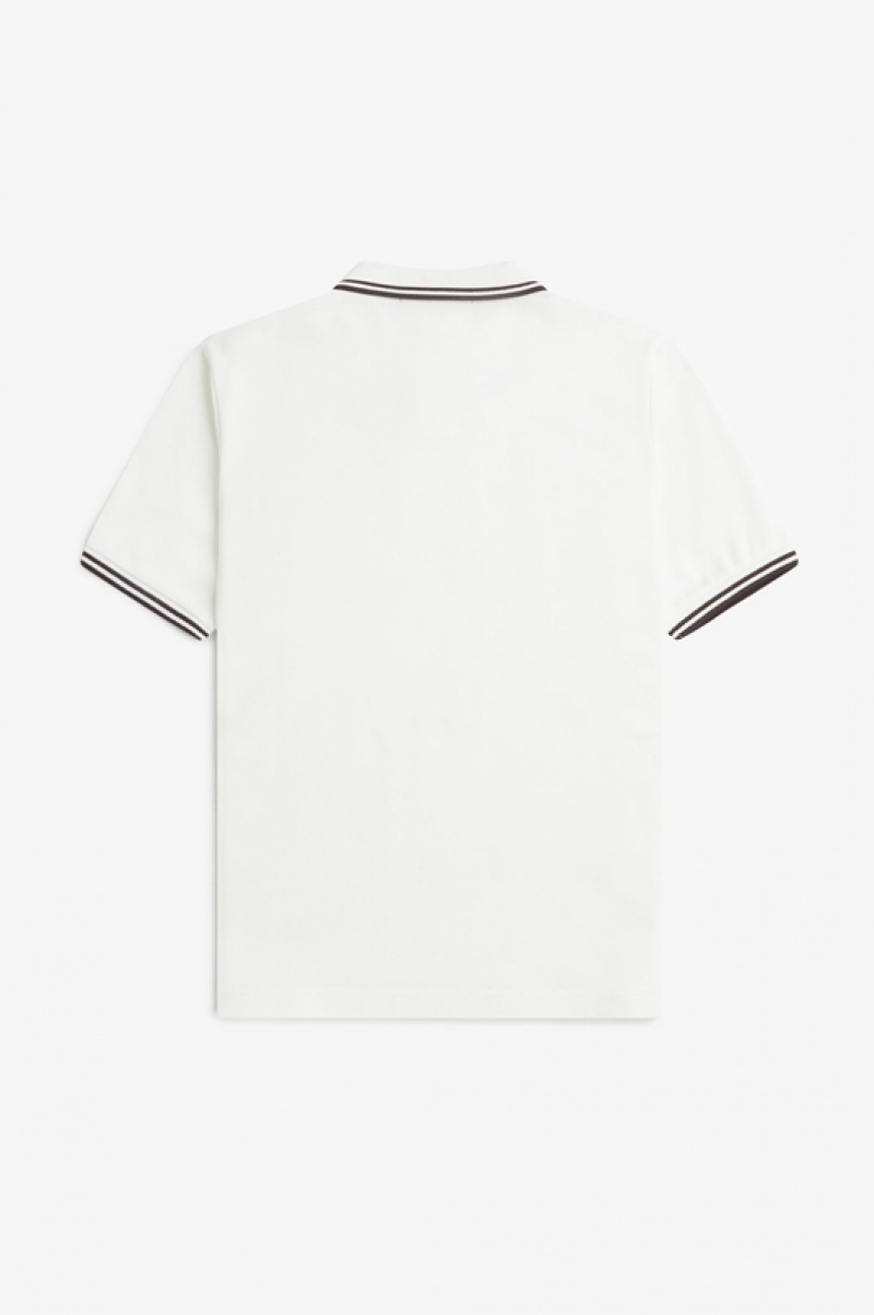 Fred Perry The Fred Perry Women's Polo Shirts White | NJM-043168