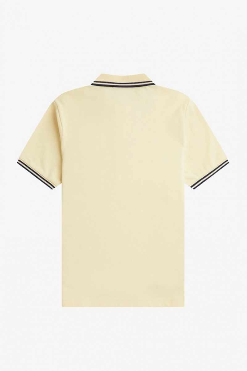 Fred Perry The Fred Perry Women's Polo Shirts Cream | FEN-247593