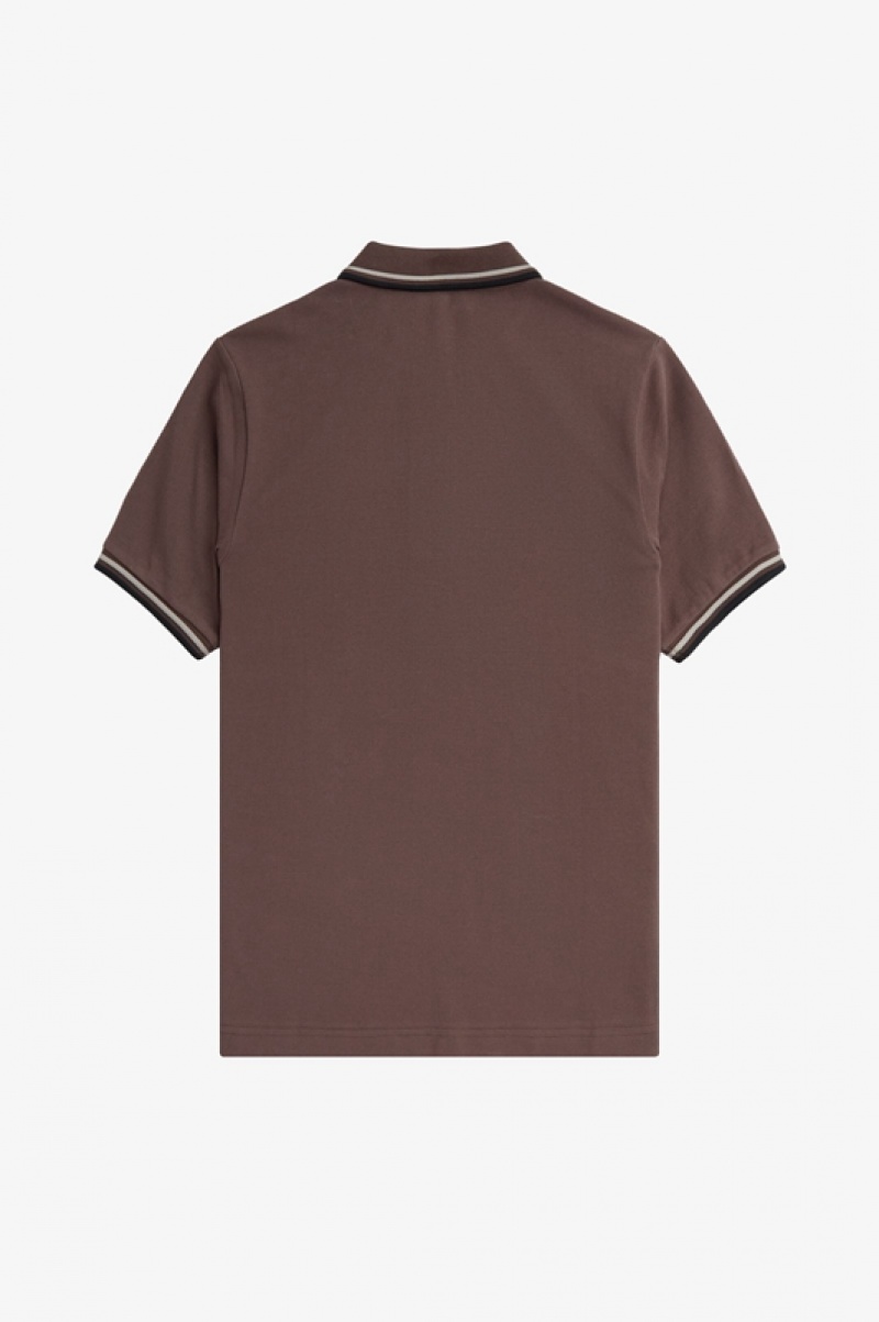 Fred Perry The Fred Perry Women's Polo Shirts Chocolate | LRH-526734