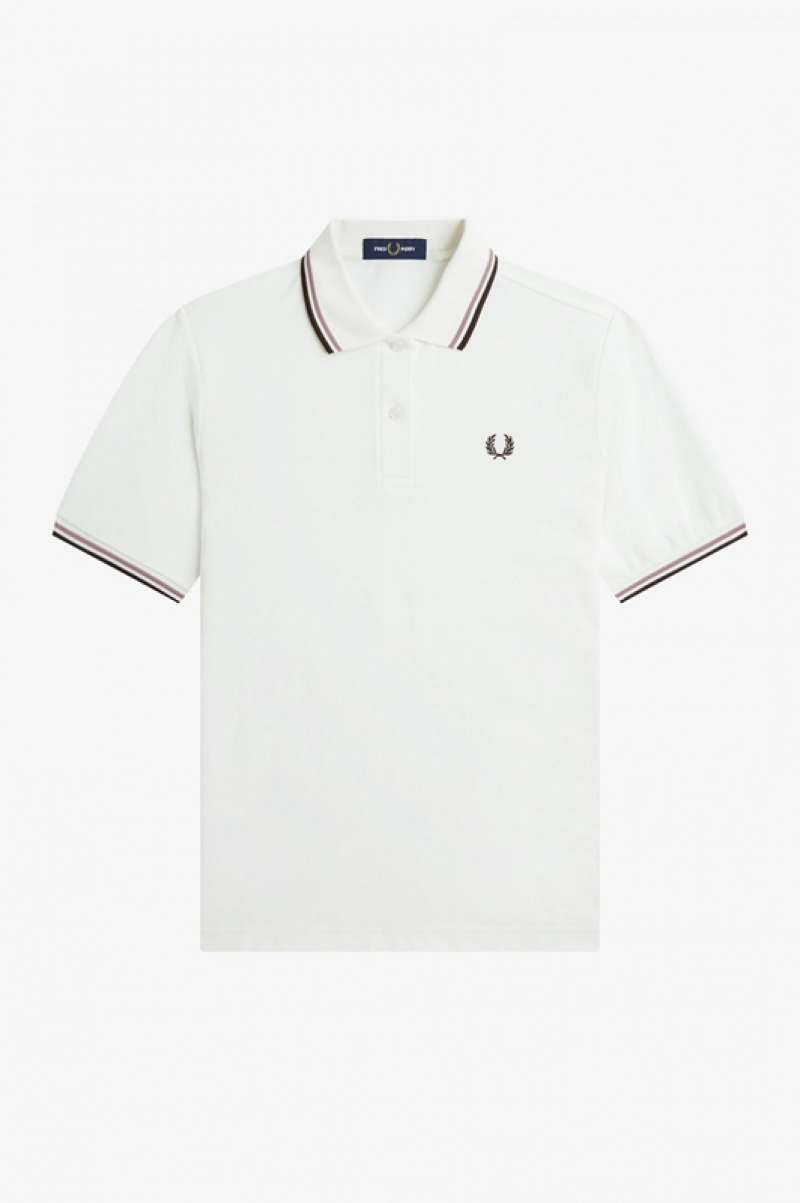 Fred Perry The Fred Perry Women's Polo Shirts White | VZD-092831