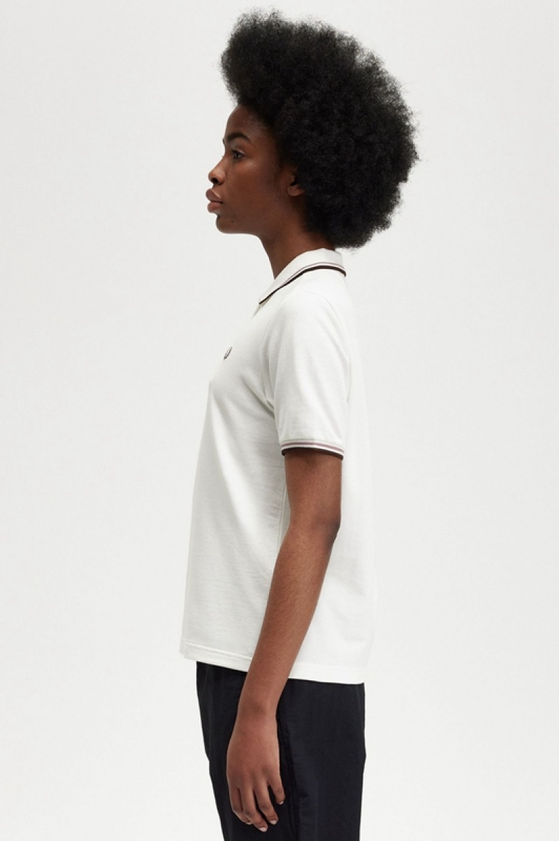 Fred Perry The Fred Perry Women's Polo Shirts White | VZD-092831