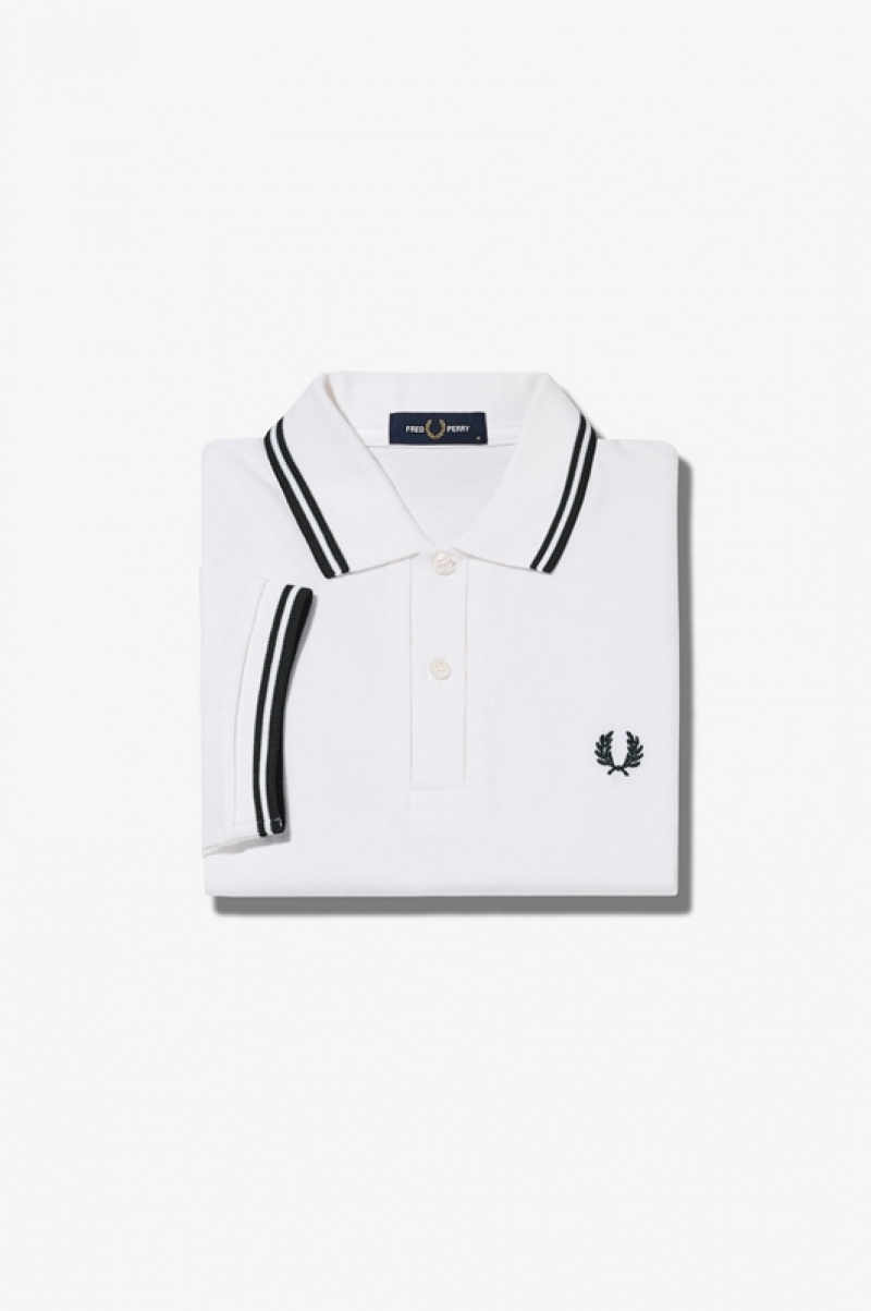 Fred Perry The Fred Perry Women's Polo Shirts White | QDR-561472