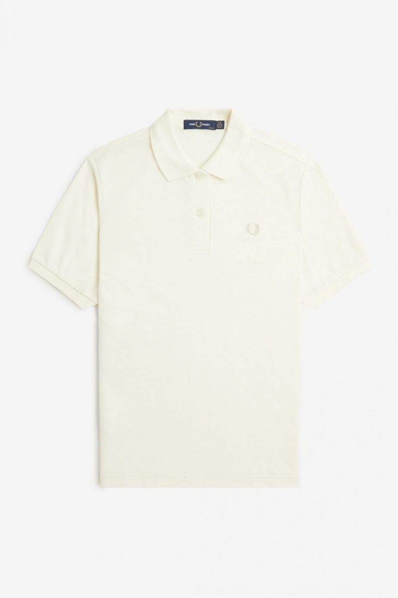 Fred Perry The Fred Perry Women's Polo Shirts Beige | TEC-825706