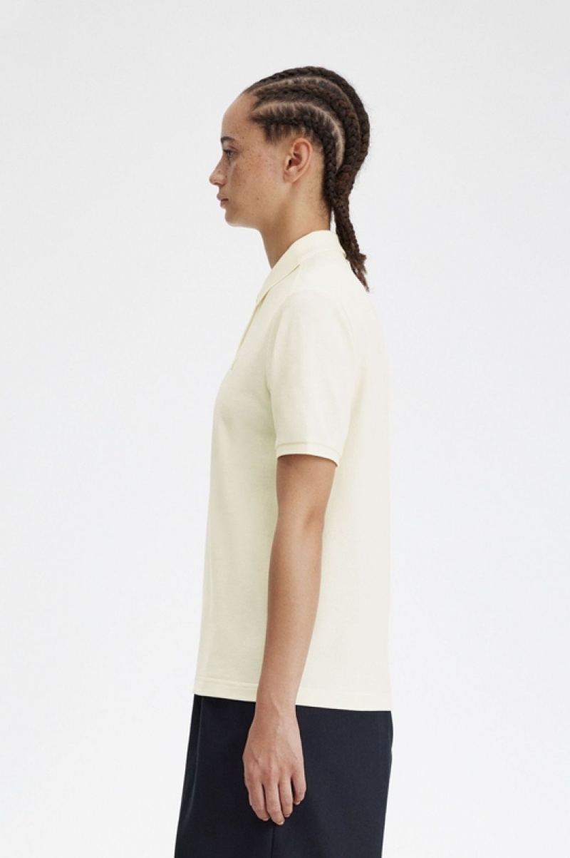 Fred Perry The Fred Perry Women's Polo Shirts Beige | TEC-825706