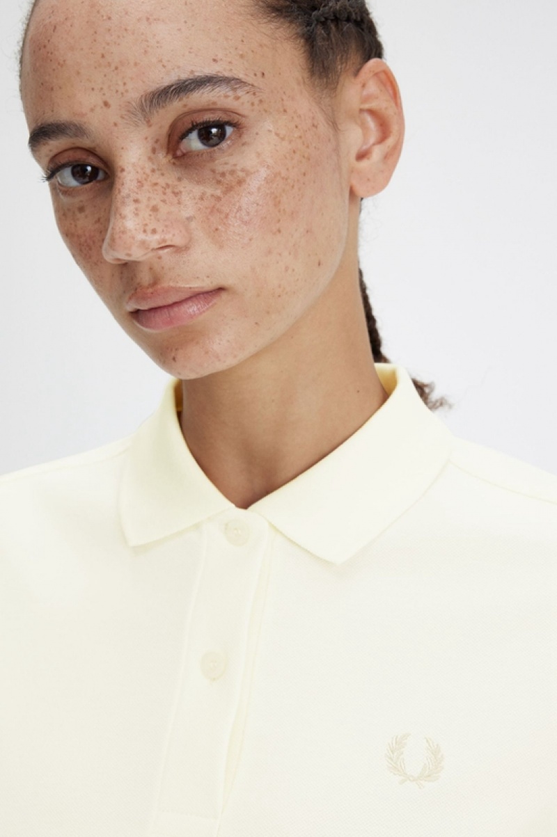 Fred Perry The Fred Perry Women's Polo Shirts Beige | TEC-825706