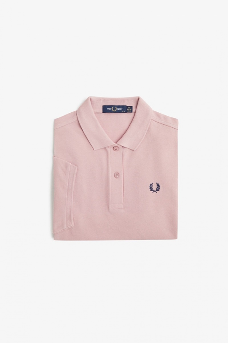 Fred Perry The Fred Perry Women\'s Polo Shirts Rose | OTJ-341650