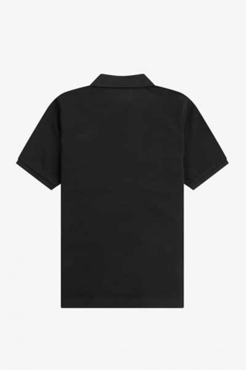 Fred Perry The Fred Perry Women's Polo Shirts Black / Grey | OIW-247803