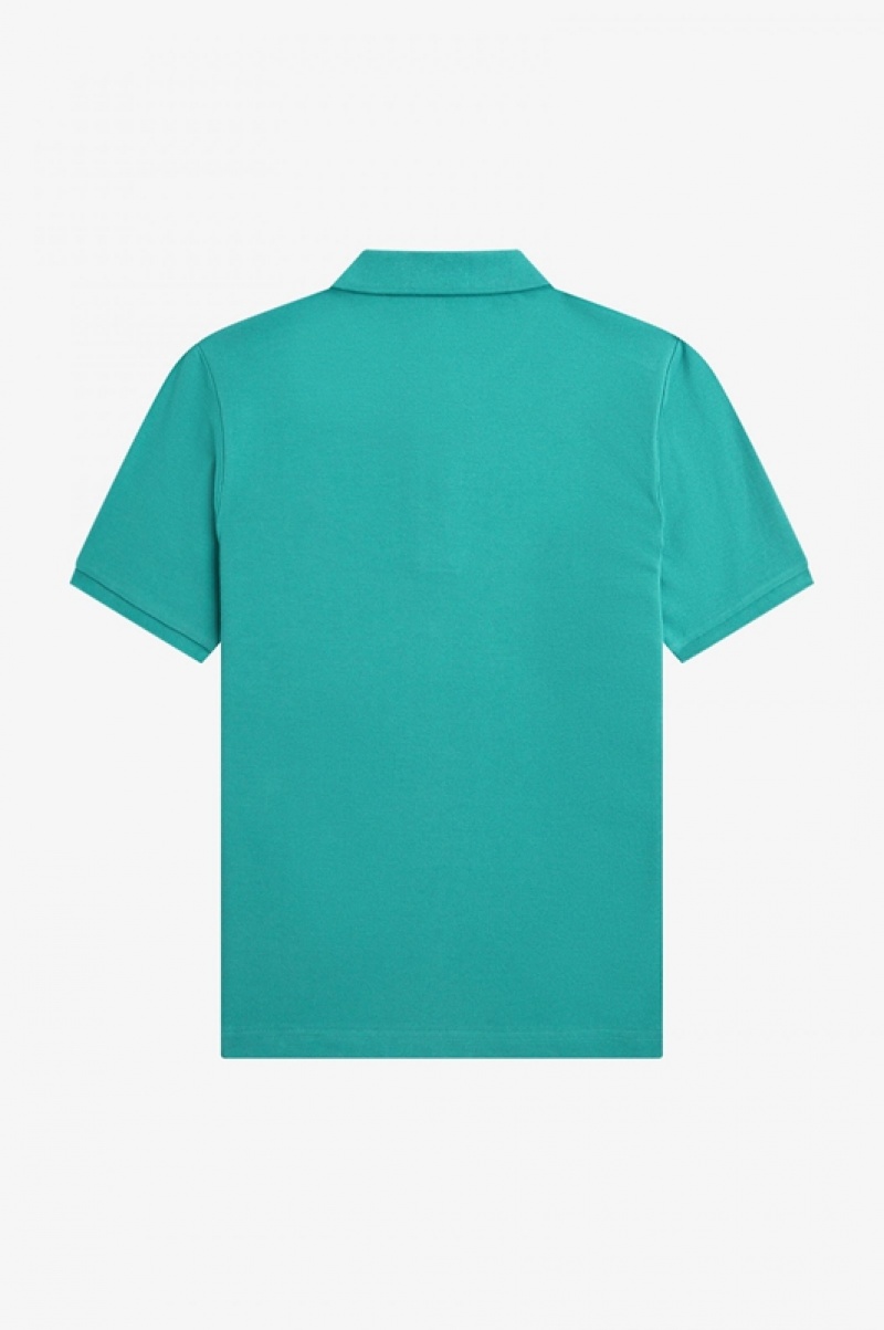 Fred Perry The Fred Perry Women's Polo Shirts Deep Mint | VDZ-372491