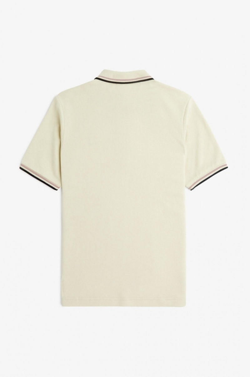 Fred Perry The Fred Perry Women's Shirts Cream | WMY-501328