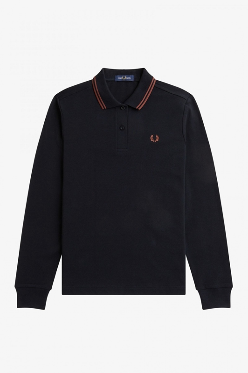 Fred Perry The Fred Perry Women's Shirts Black | MWV-067134