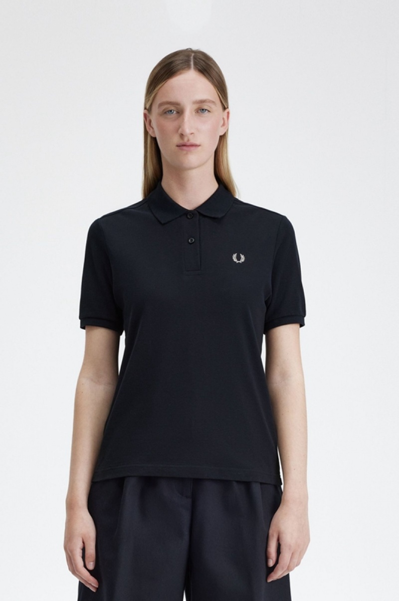 Fred Perry The Fred Perry Women\'s Shirts Navy | AQH-296370